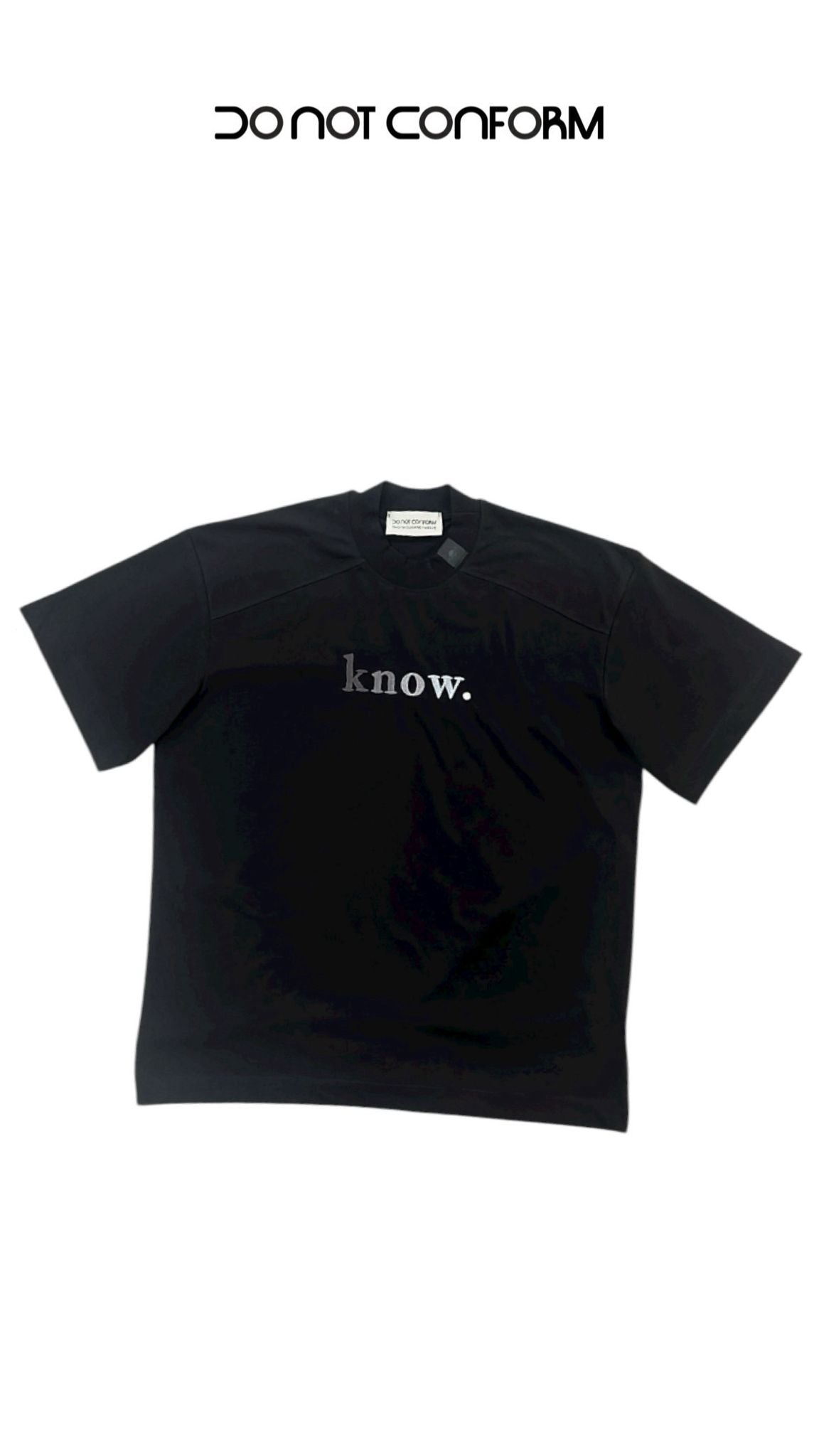 SHADES KNOW BLACK TEE