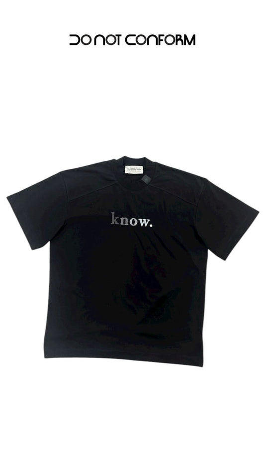 SHADES KNOW BLACK TEE