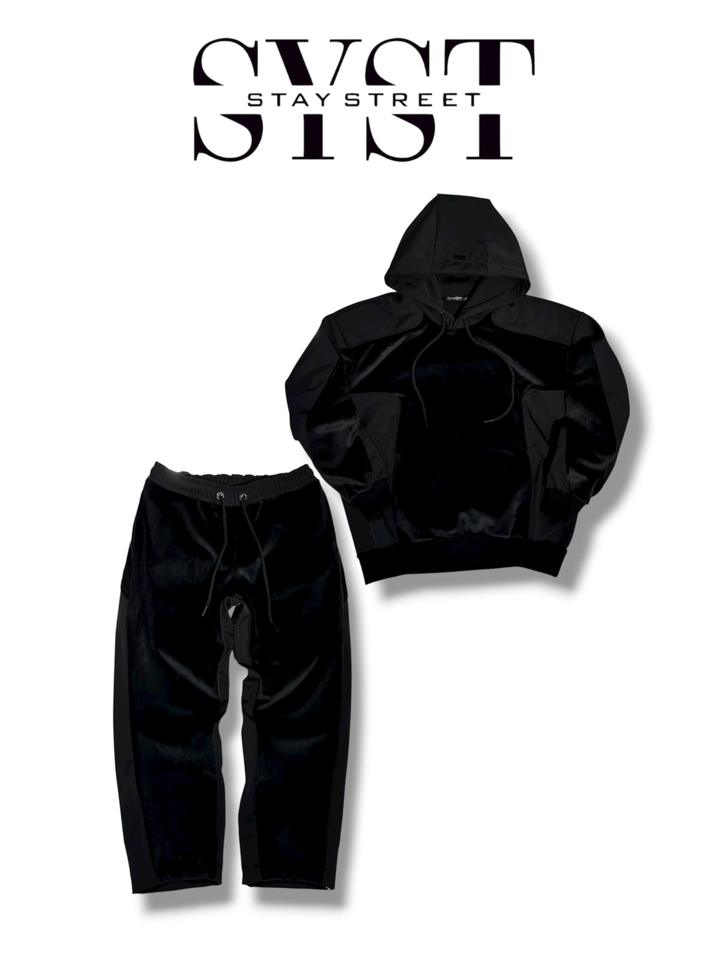 DOUBLE FABRIC SUIT BLACK