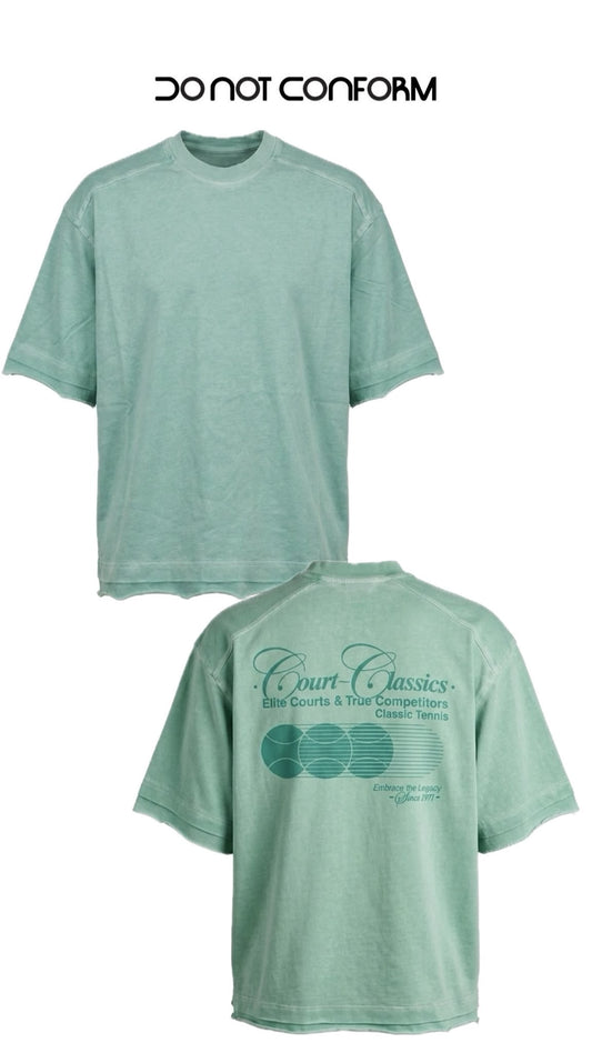 TEE WASH WATER GREEN COURT CLASSICS 1540