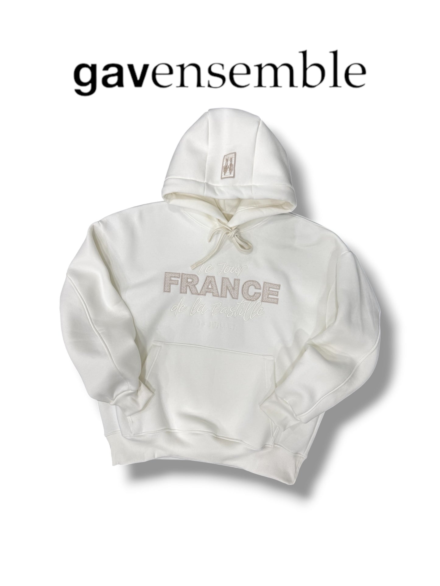 HOODIE LE TOUR FRANCE DE LA BASTILLE WHITE