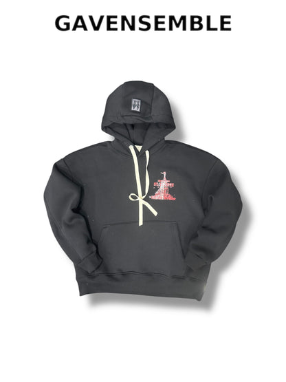 BLACK HOODIE ST. TROPEZ 20