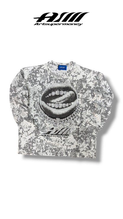PIXEL WHITE LONGSLEEVE ASM