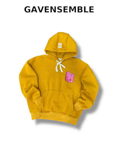 HOODIE MERCI MUSTARD 40
