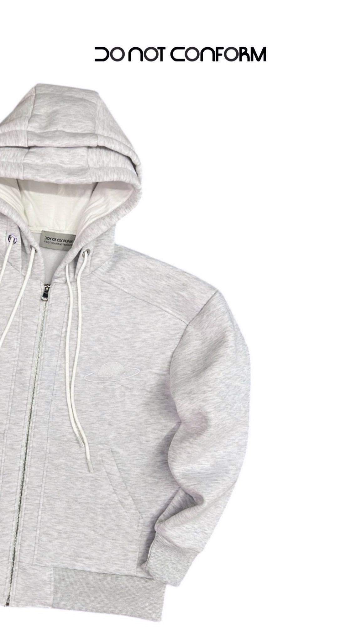 SATURN DOUBLE HOODED GREY