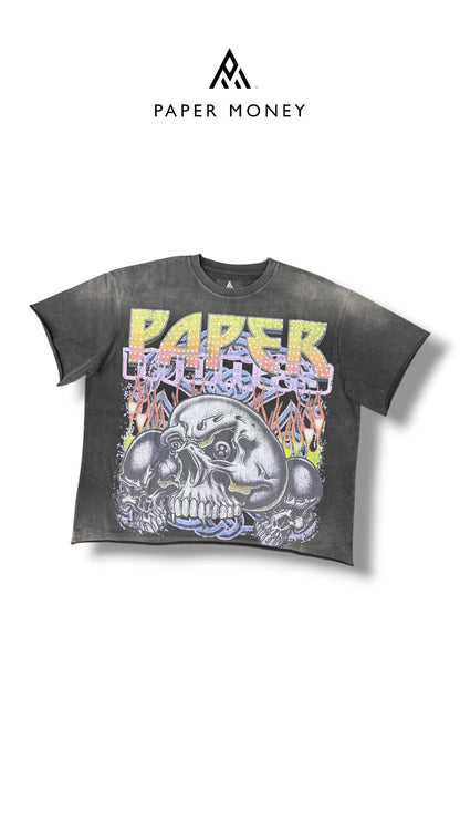 EIGHTBALL BLACK TEE PAPER MONEY