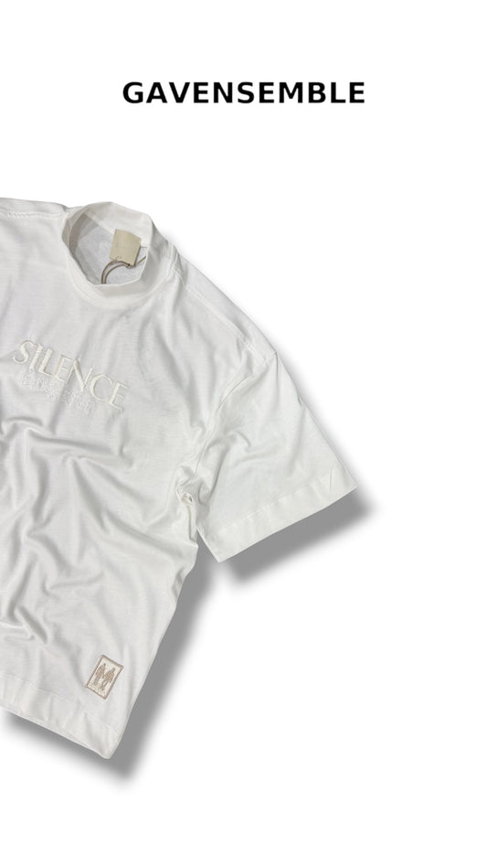 SILENCE WHITE TEE 870