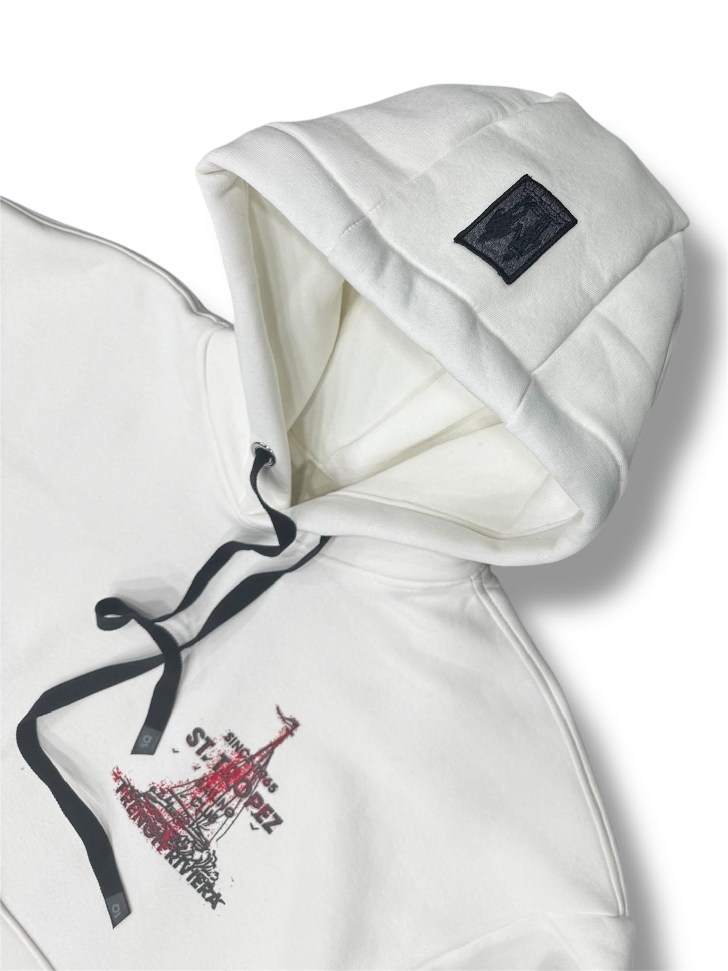 WHITE HOODIE ST.TROPEZ