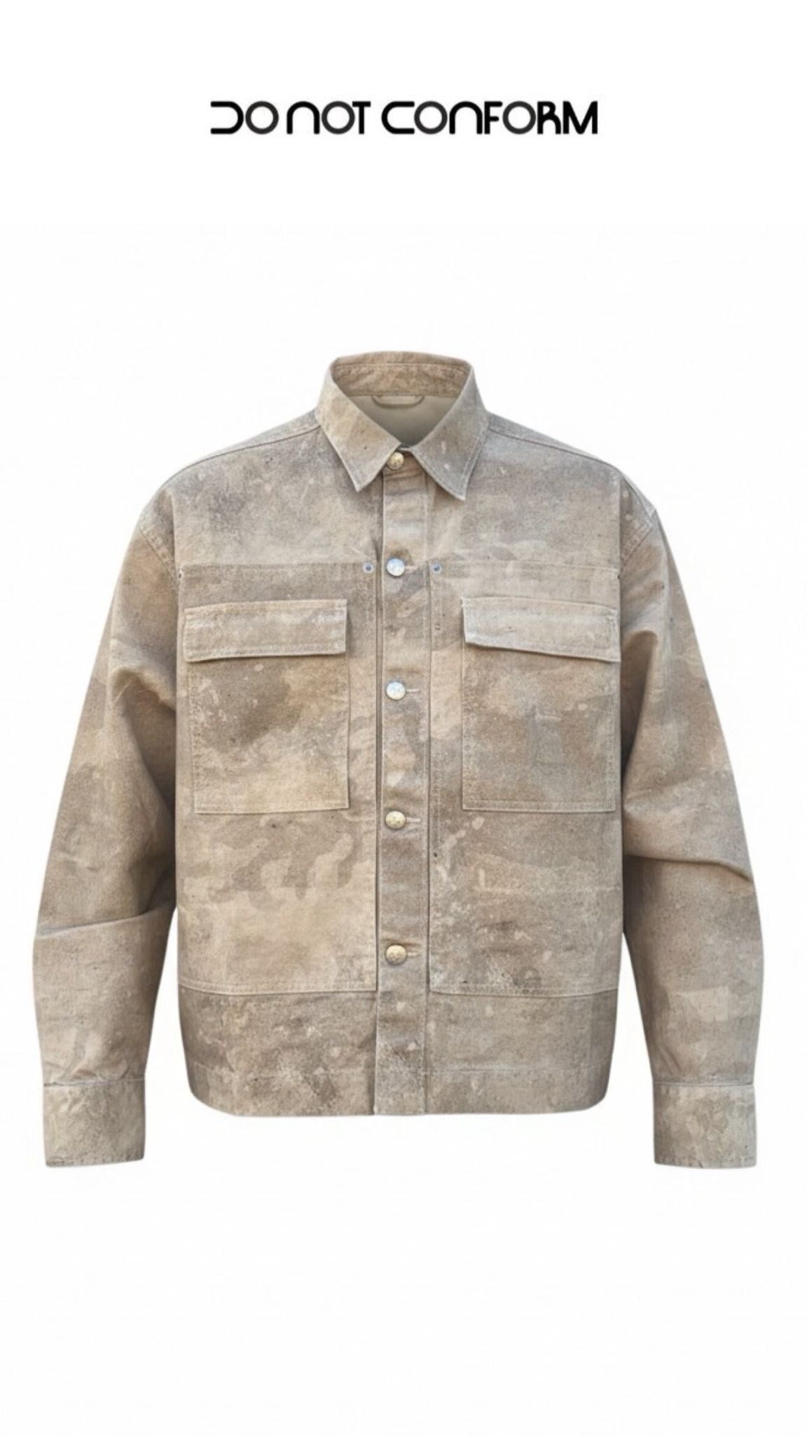 CAMO BEIGE OVER SHIRT 2050