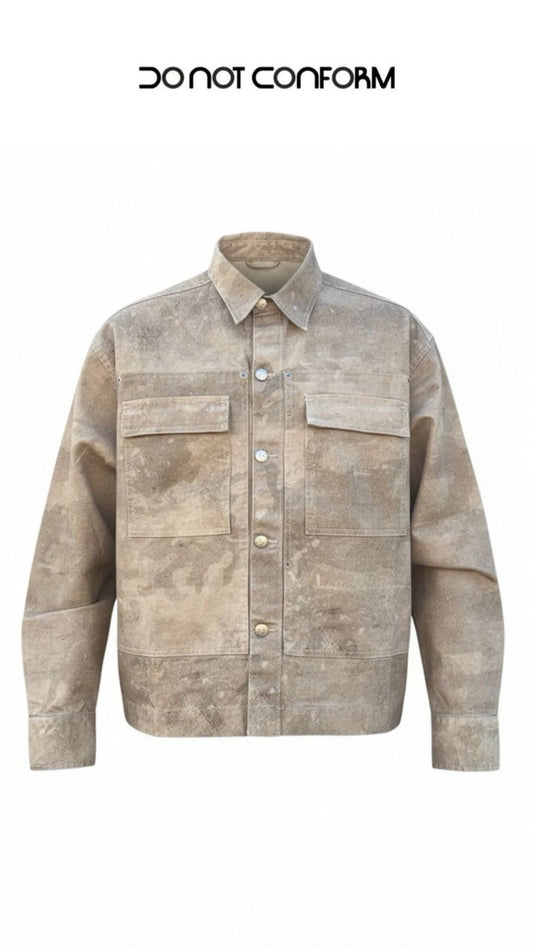 CAMO BEIGE OVER SHIRT 2050