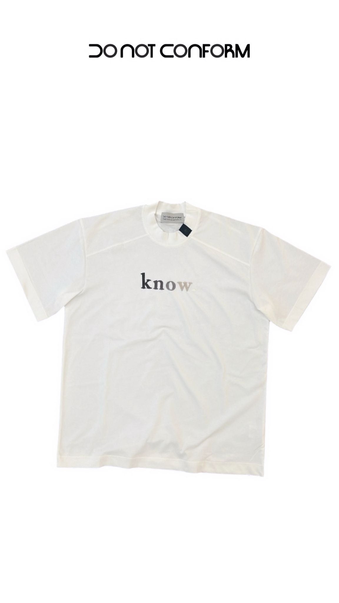 SHADES KNOW WHITE TEE