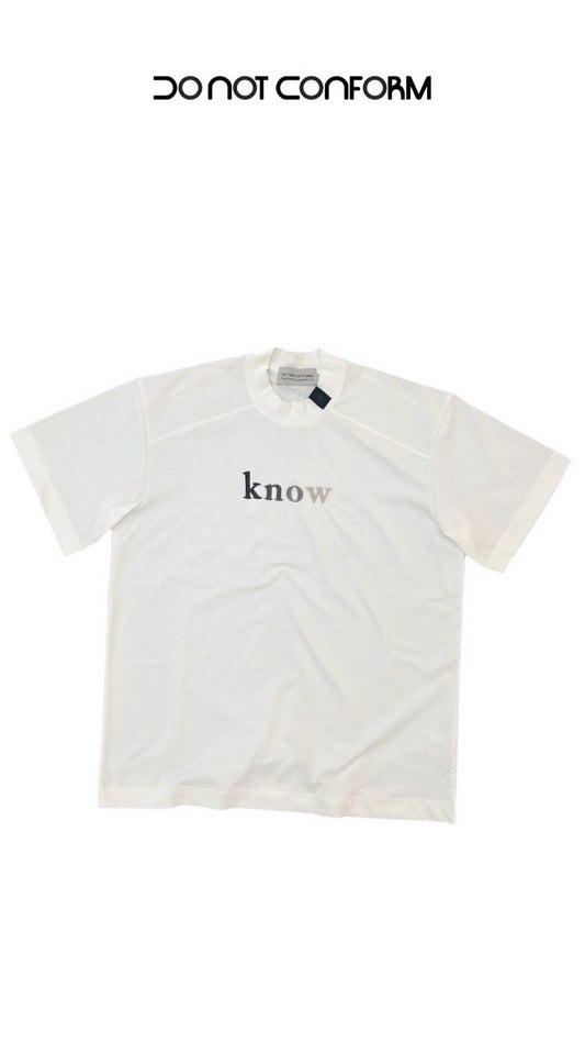 SHADES KNOW WHITE TEE
