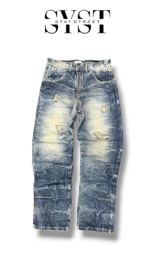 BAGGY DISTRESSED SYST J 8007