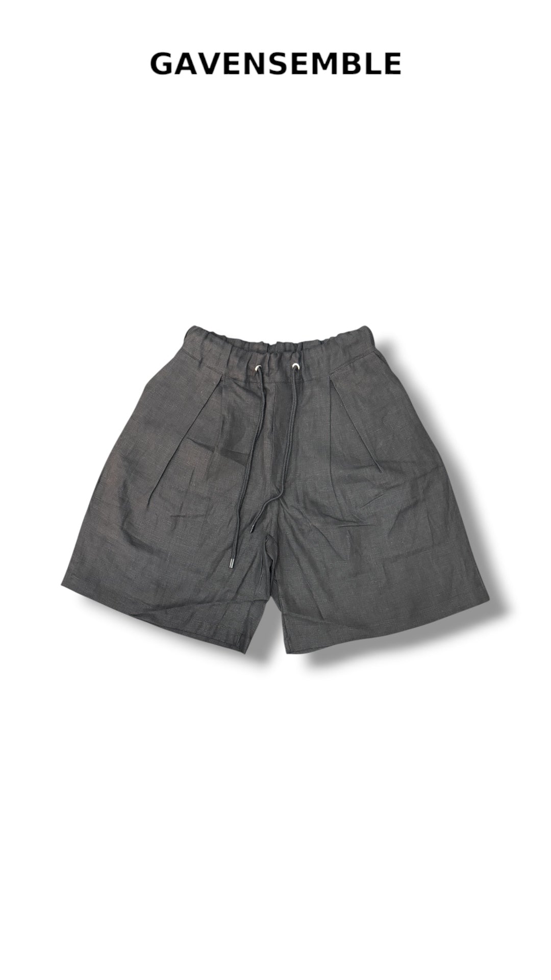 GAVENSEMBLE LINEN SET BLACK 620/530