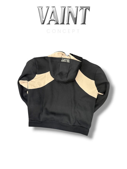 BLACK TRACKSUIT SET