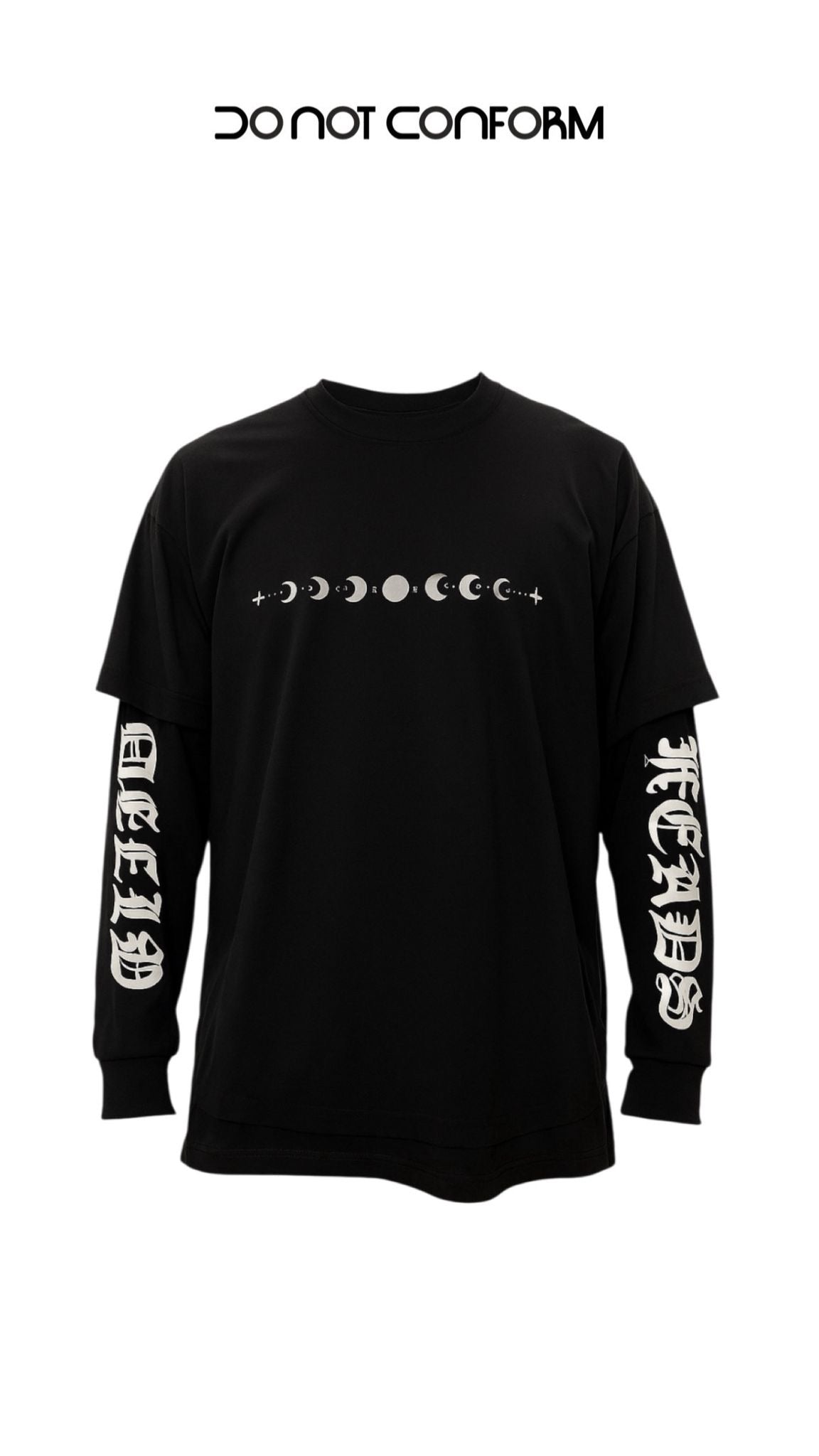 DOUBLE SLEEVE TEE BLACK