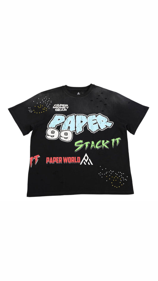 PAPER MONEY STACK & REPEAT TEE