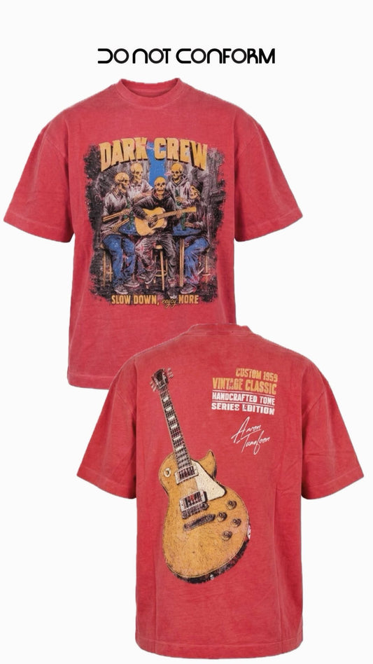 DARK CREW CORAL WASHED TEE 3071
