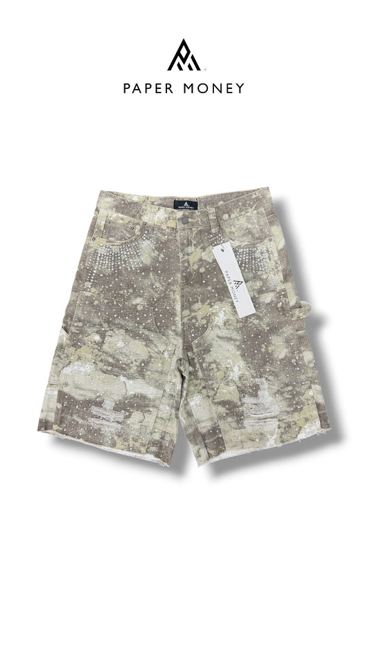 CRYSTALIZED CAMO FADED PAPER MONEY