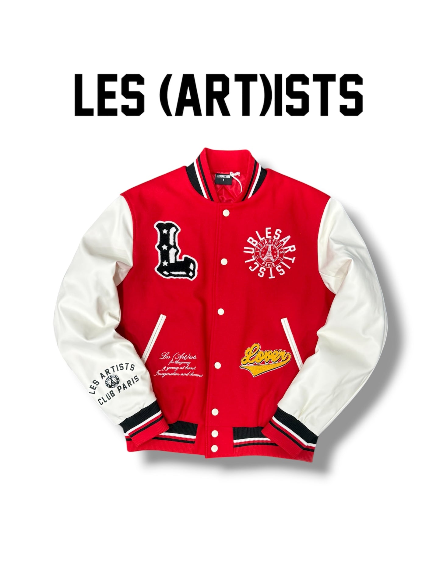 VARSITY JACKET COLLEGE PLAYER RED
