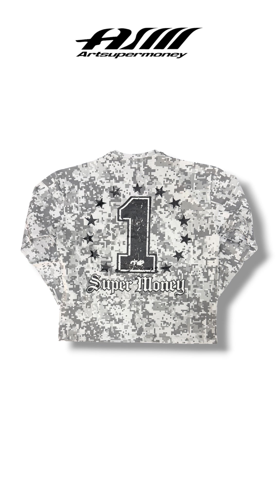 PIXEL WHITE LONGSLEEVE ASM