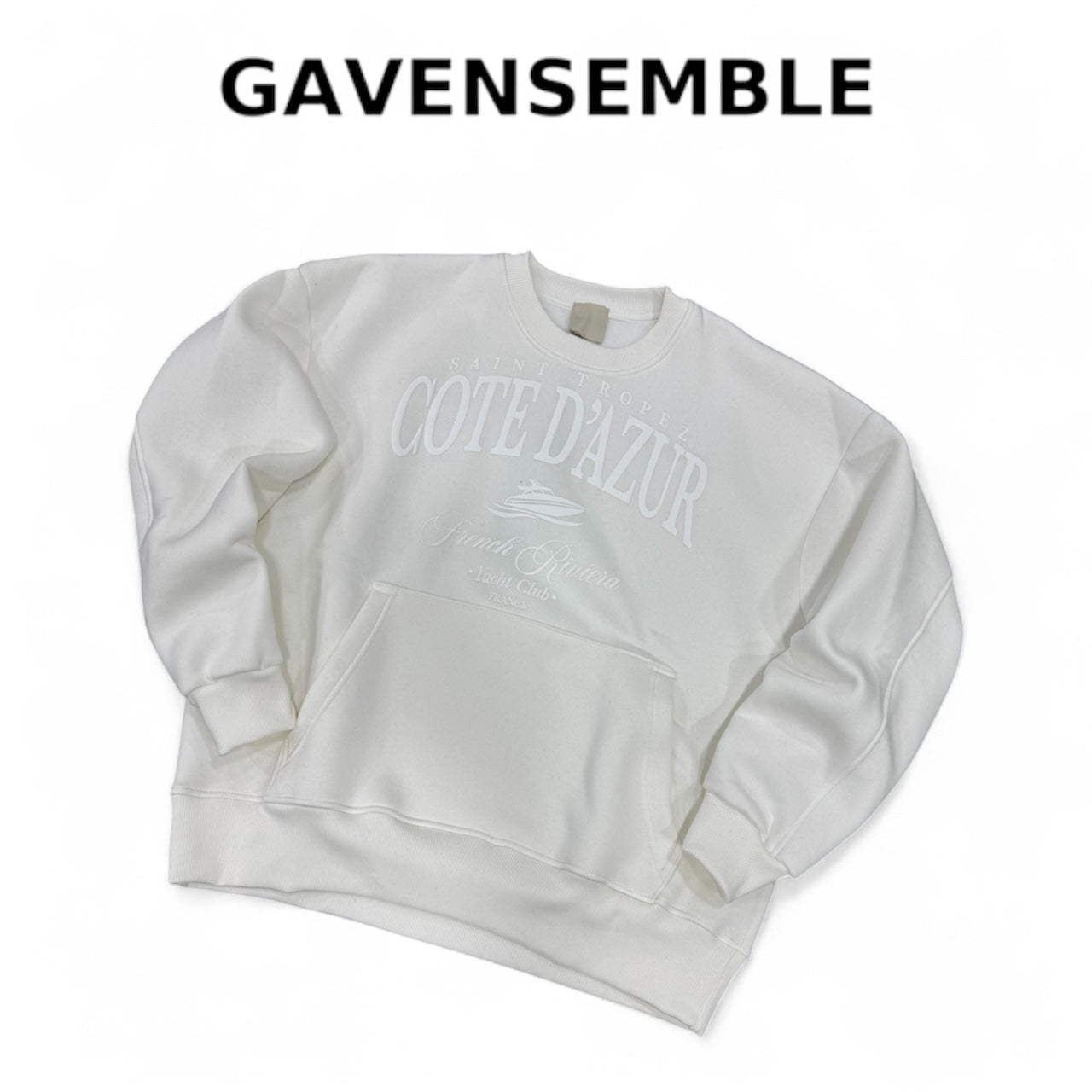 HOODIE COTE D’AZUR WHITE