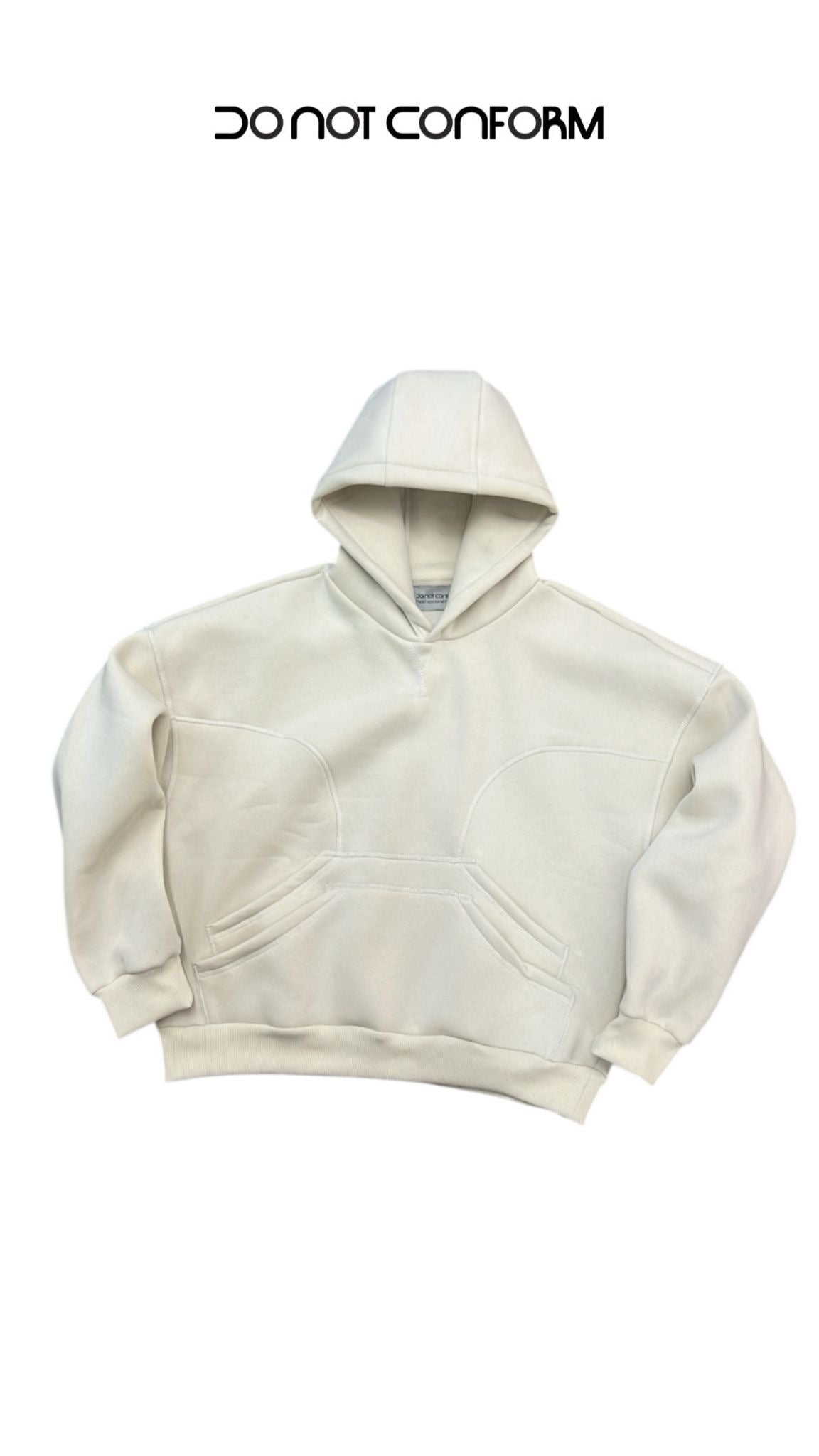 HOODIE STITCHING-DOUBLE POUCH BUTTER
