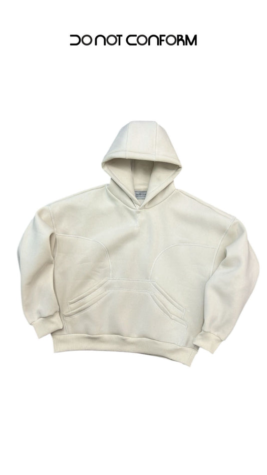 HOODIE STITCHING-DOUBLE POUCH BUTTER