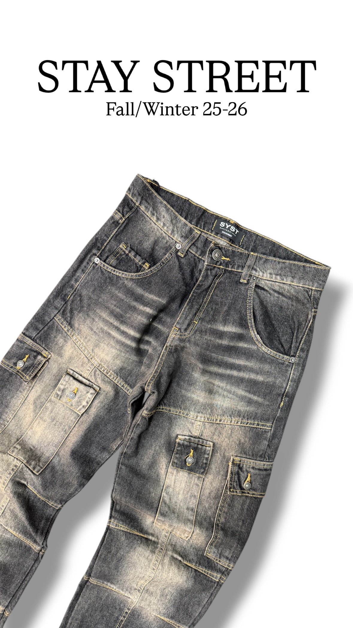 DENIM COORDSET MULTIPOCKET