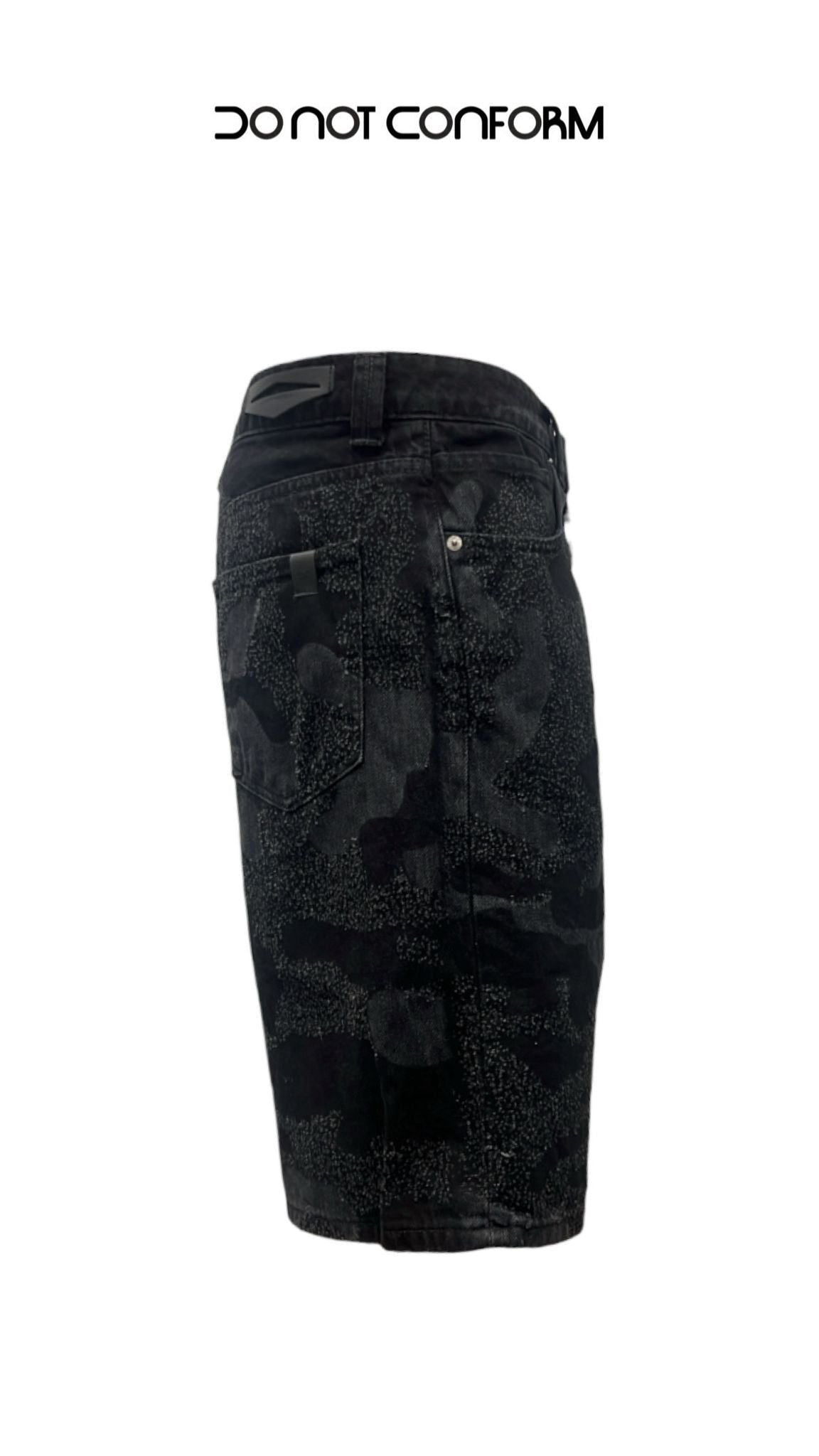 SHORT BLACK DIRTY PIXEL CAMO 2616