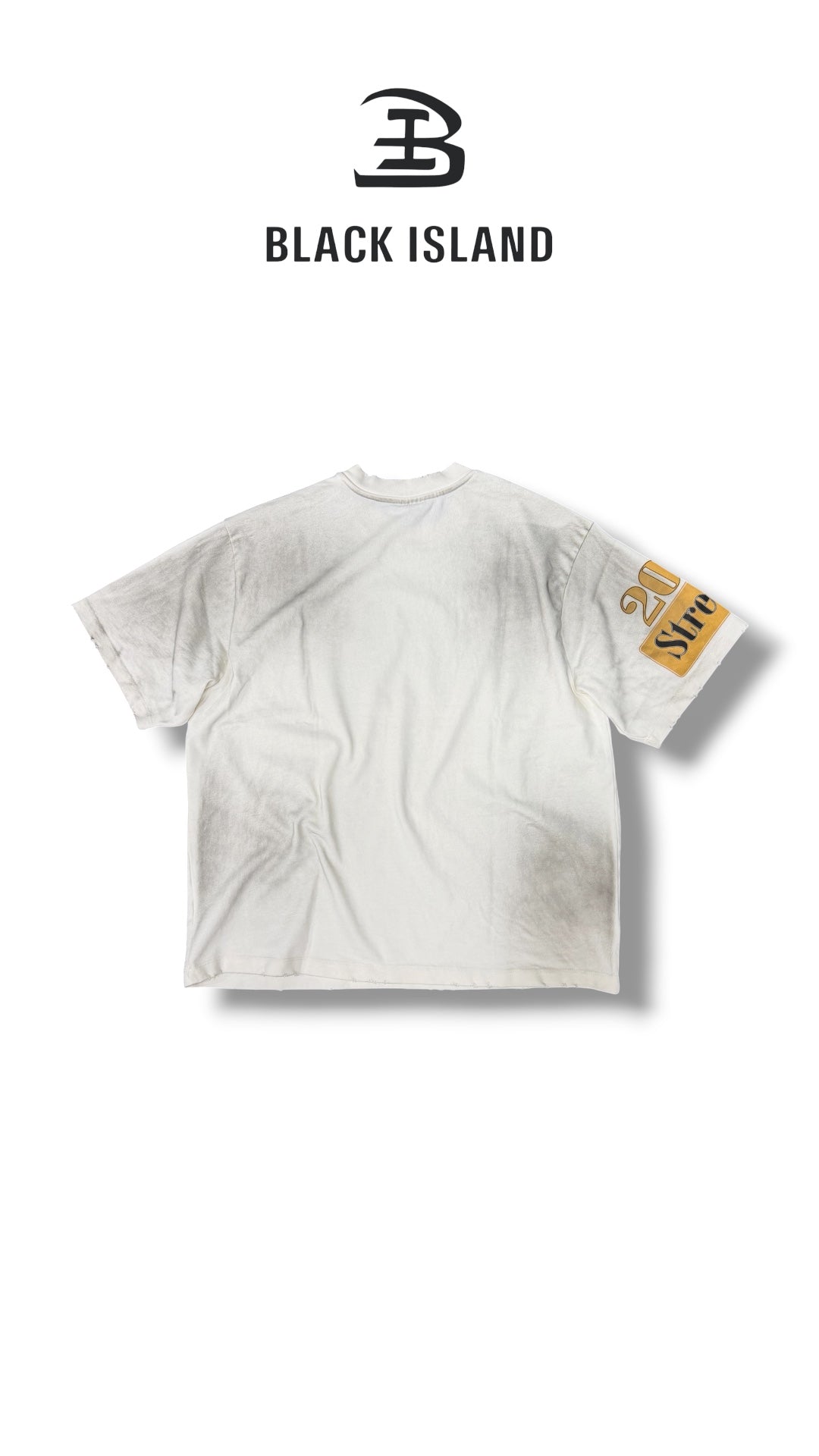 CUPIDO WHITE TEE BLACK ISLAND 2002