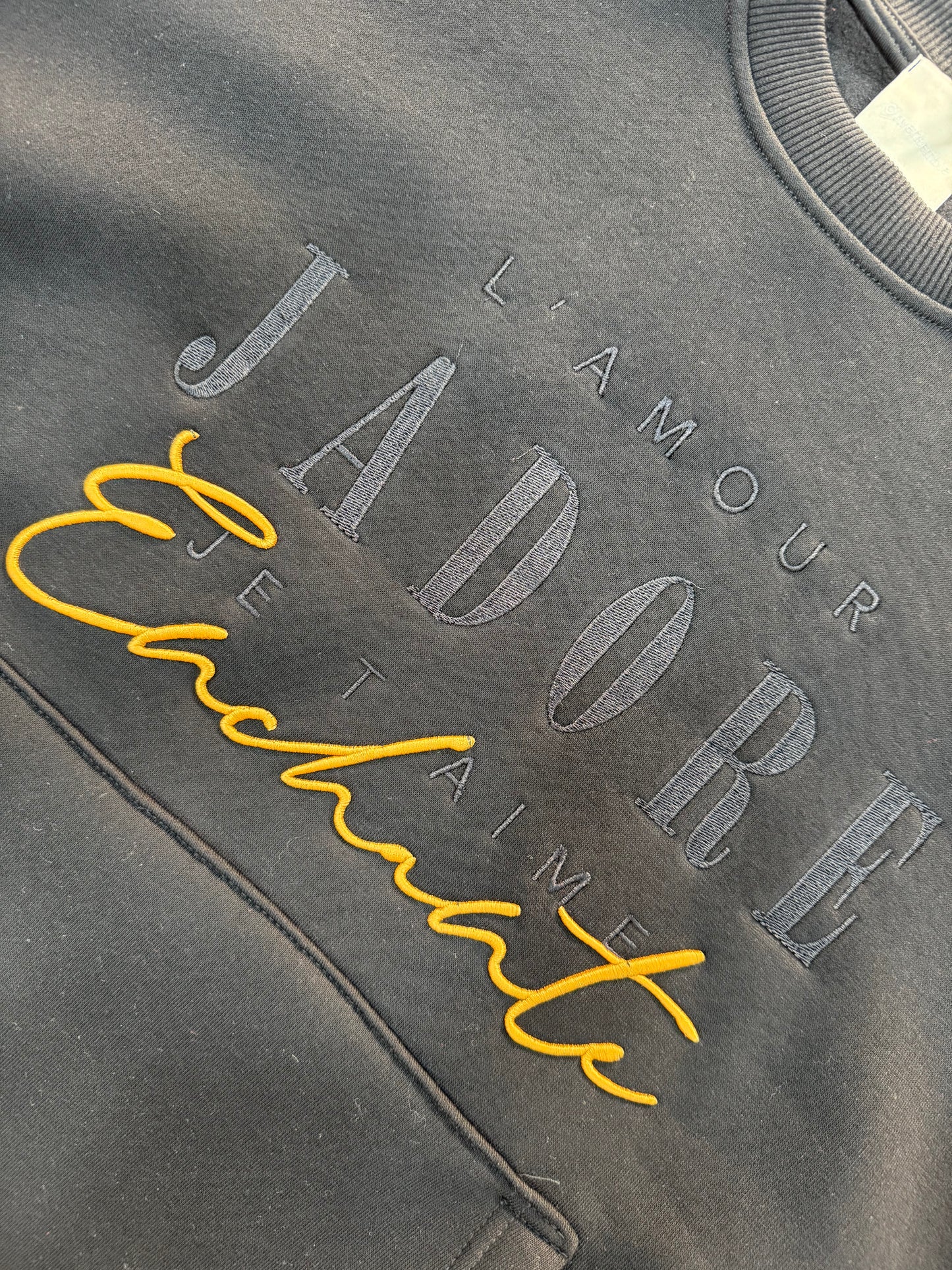 HOODIE L’AMOUR JADORE BLACK