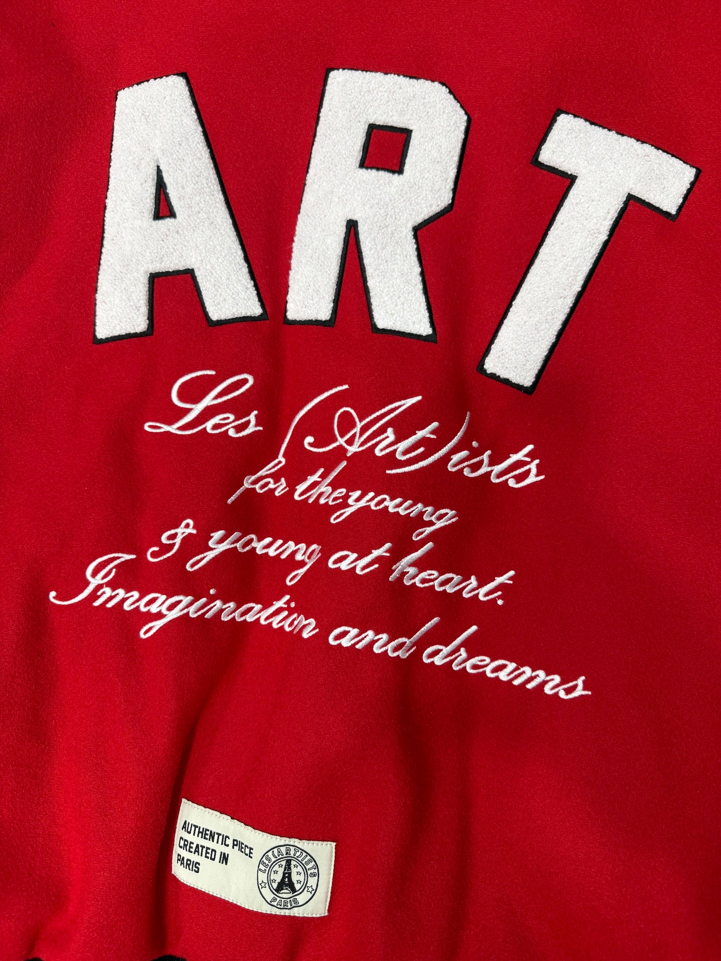 VARSITY JACKET COLLEGE PLAYER RED