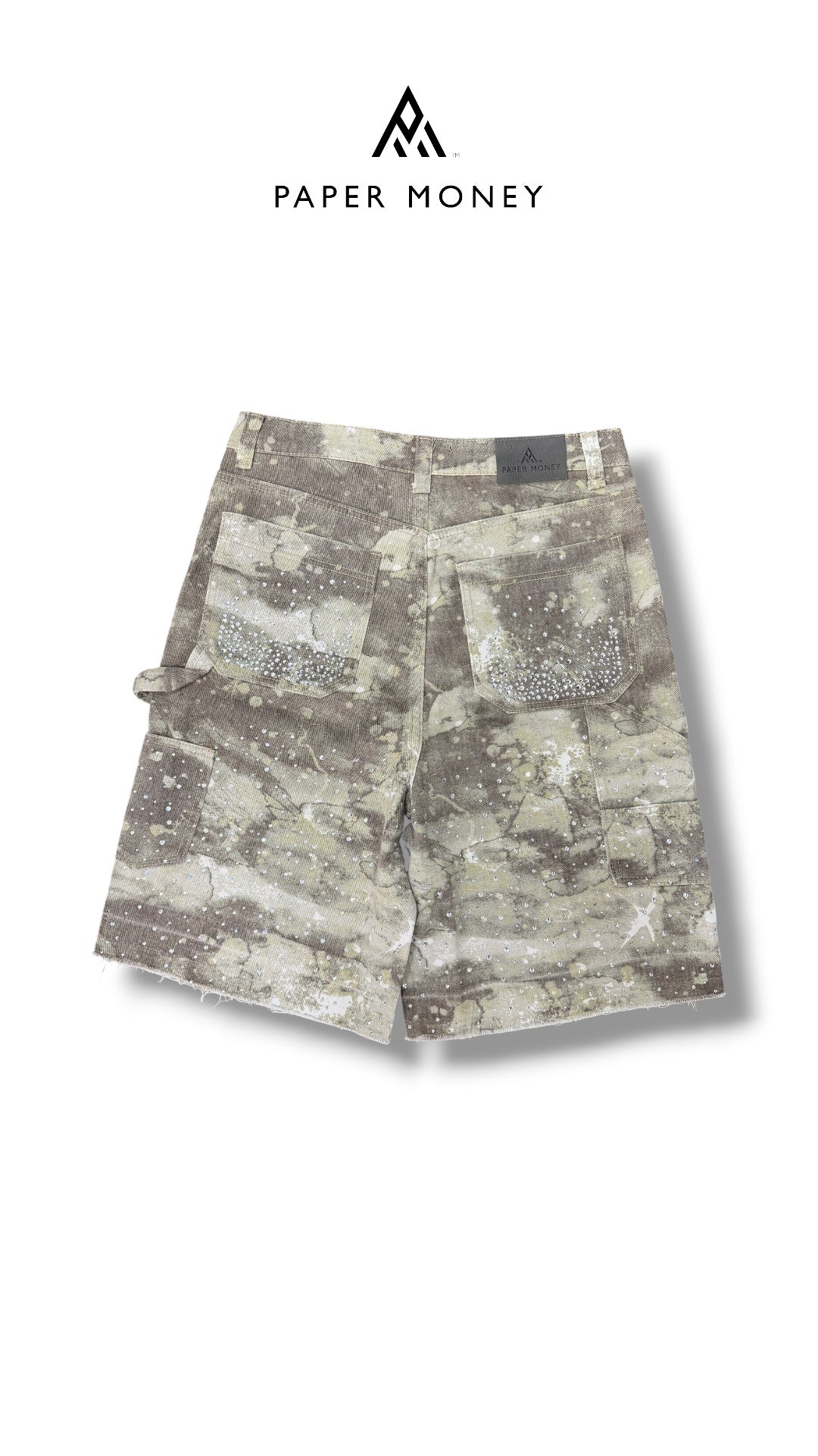 CRYSTALIZED CAMO FADED PAPER MONEY