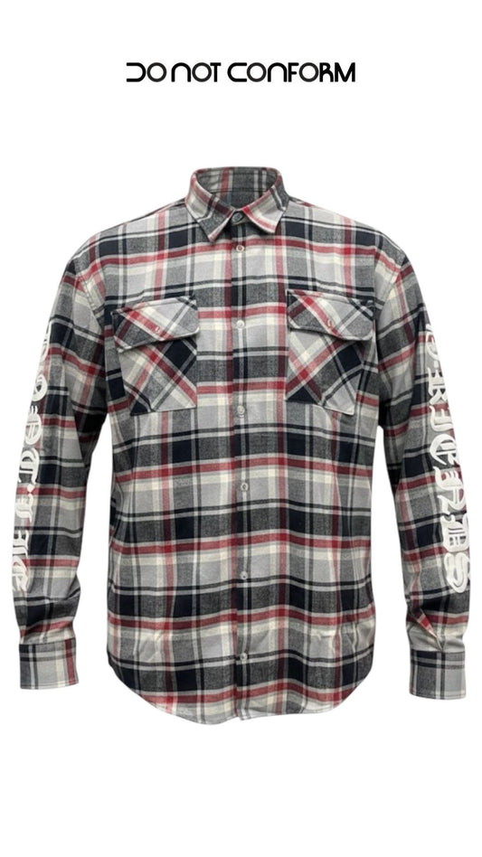 CHECK FLANNEL SHIRT MOON PHASE