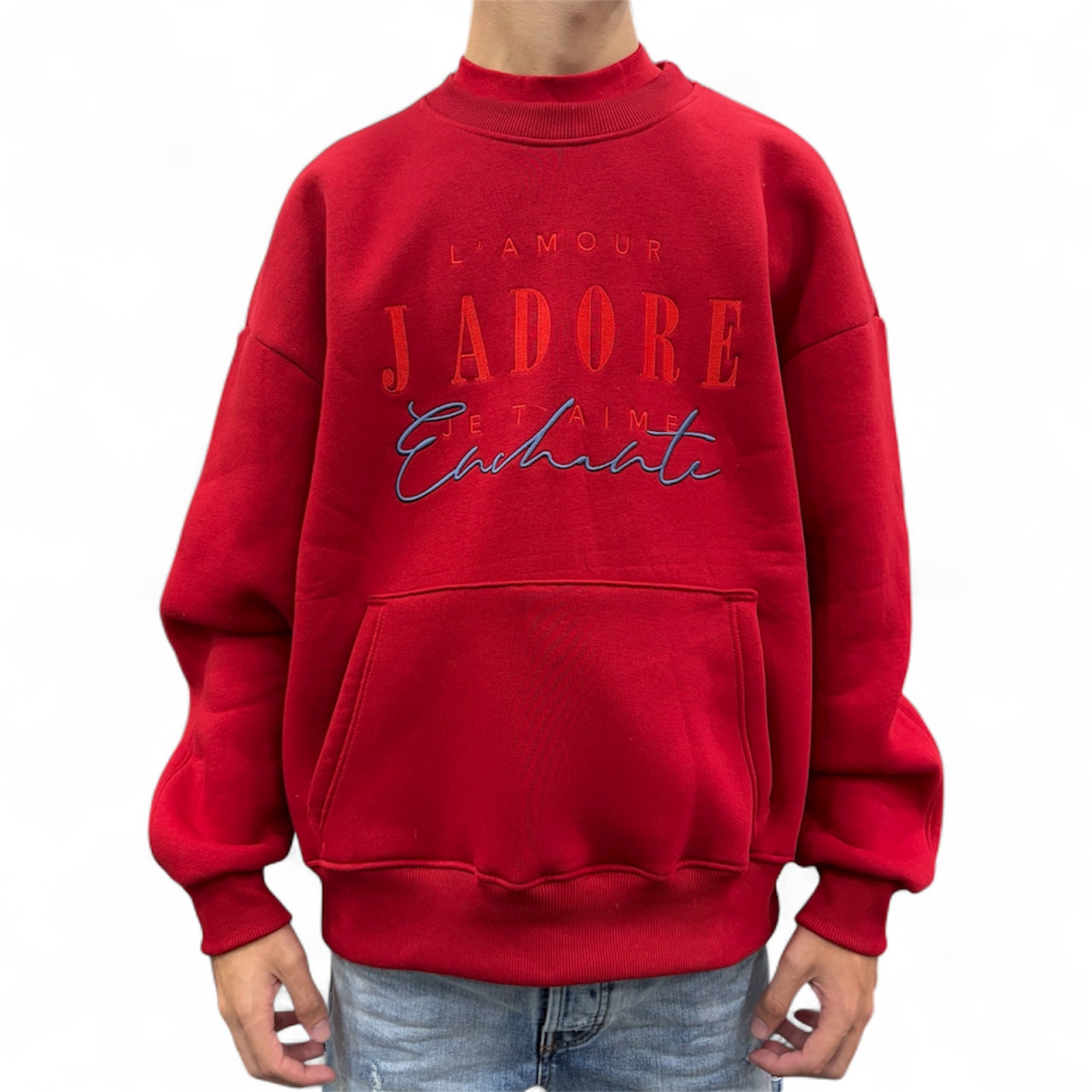 HOODIE L’AMOUR JADORE RED
