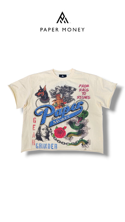 FOR THE DOGS BONE TEE PAPER MONEY
