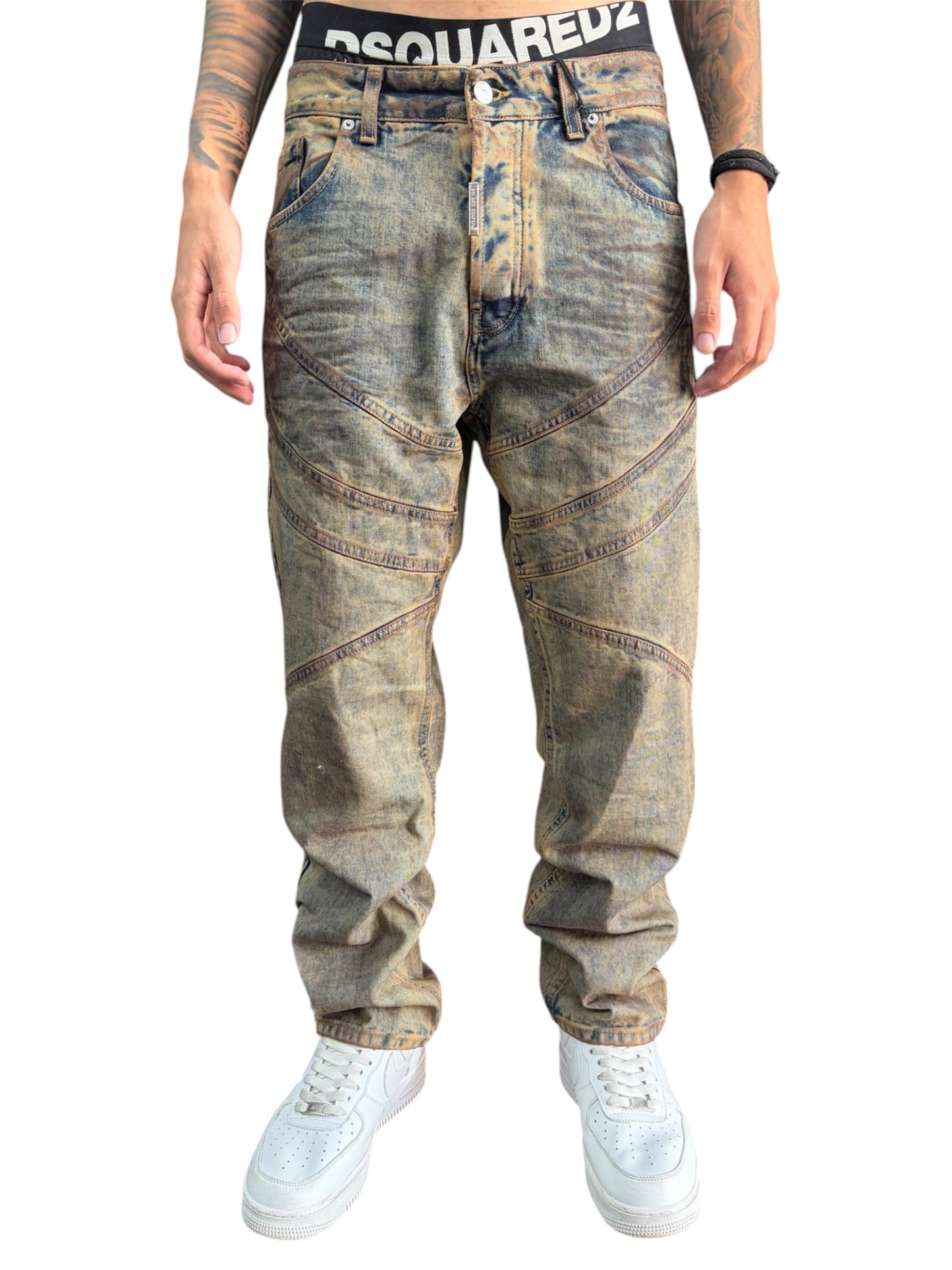 BAGGY SANDBLASTED TRIPLE CUT