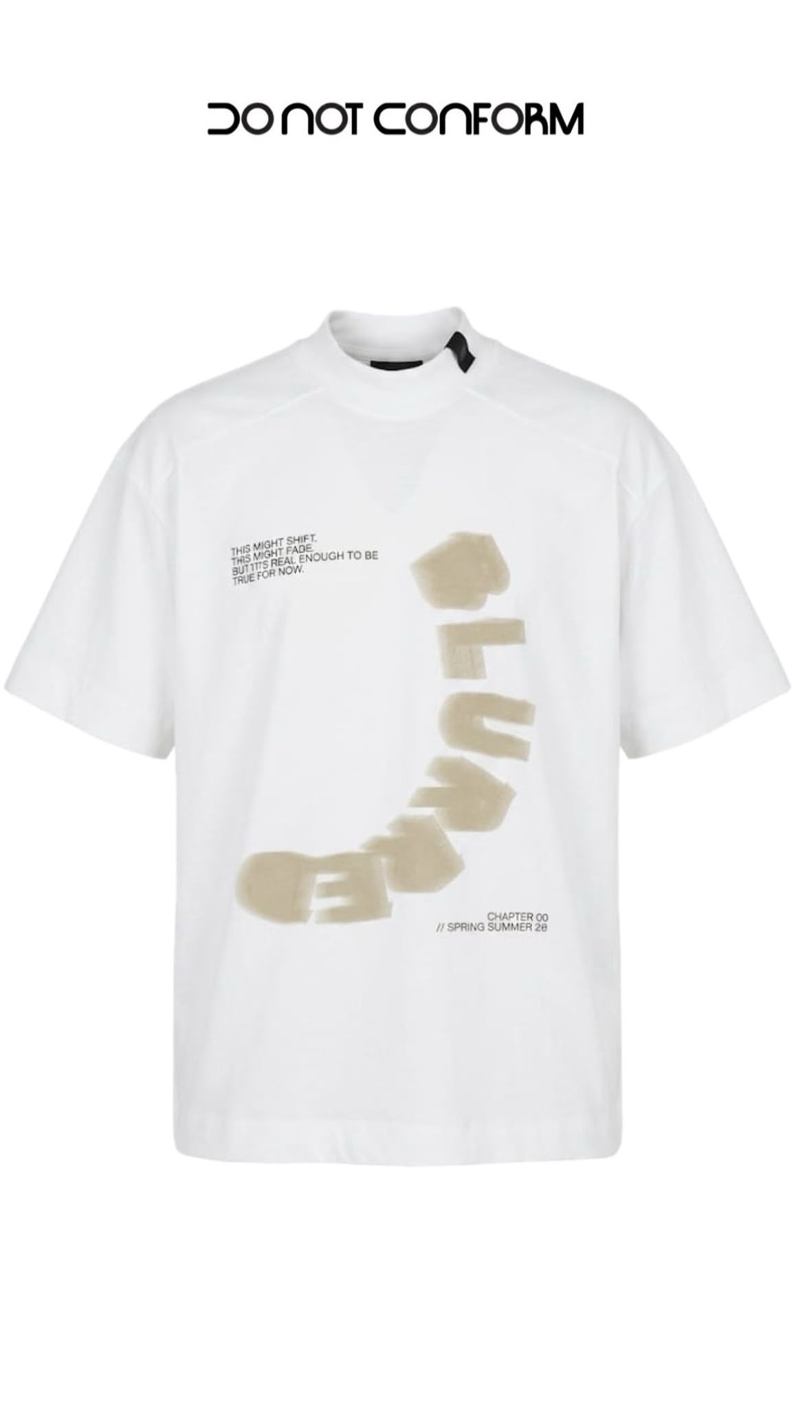 BLURRED WHITE TEE 3022
