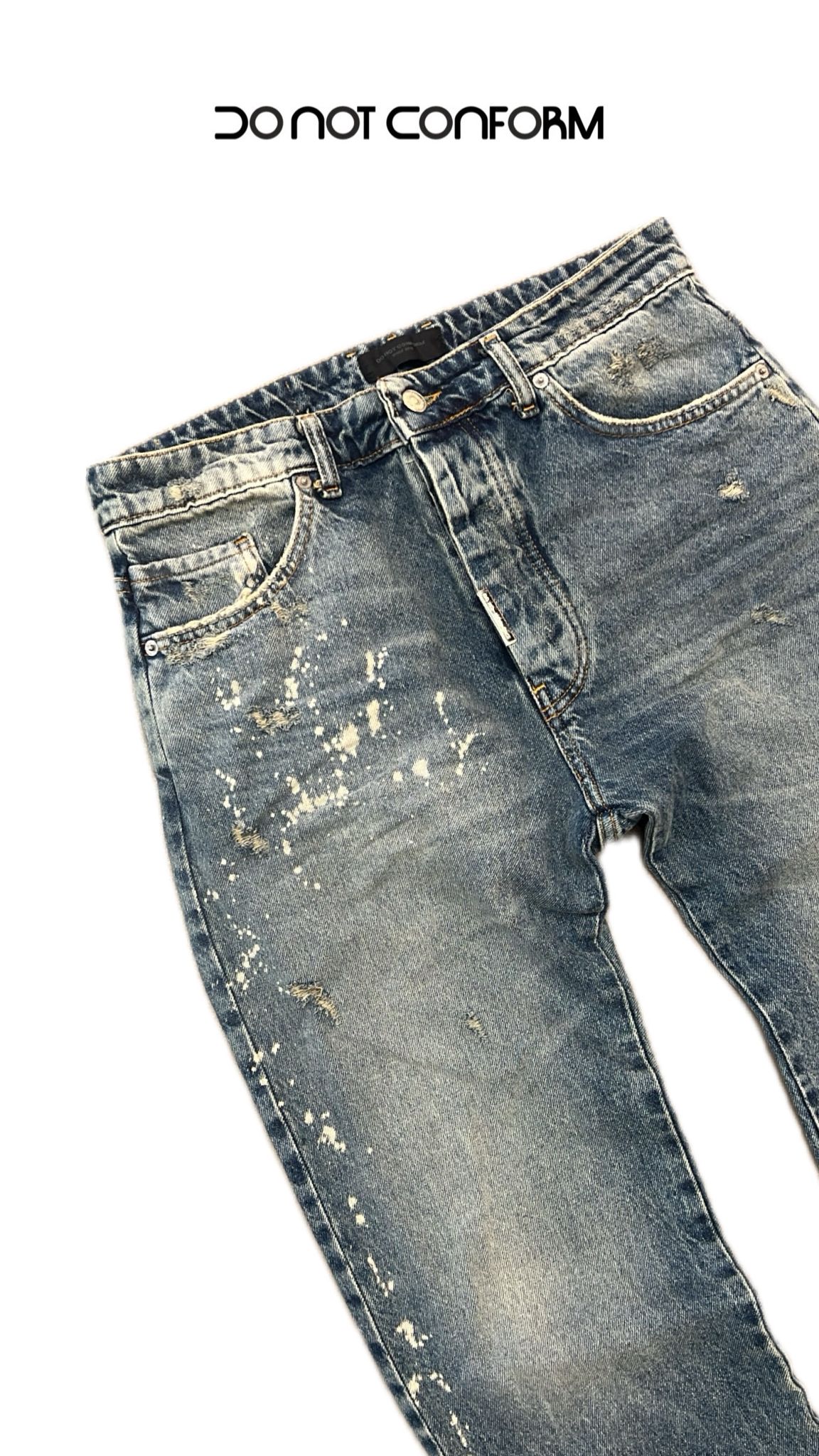 SPLASHES BAGGY SANDBLASTED