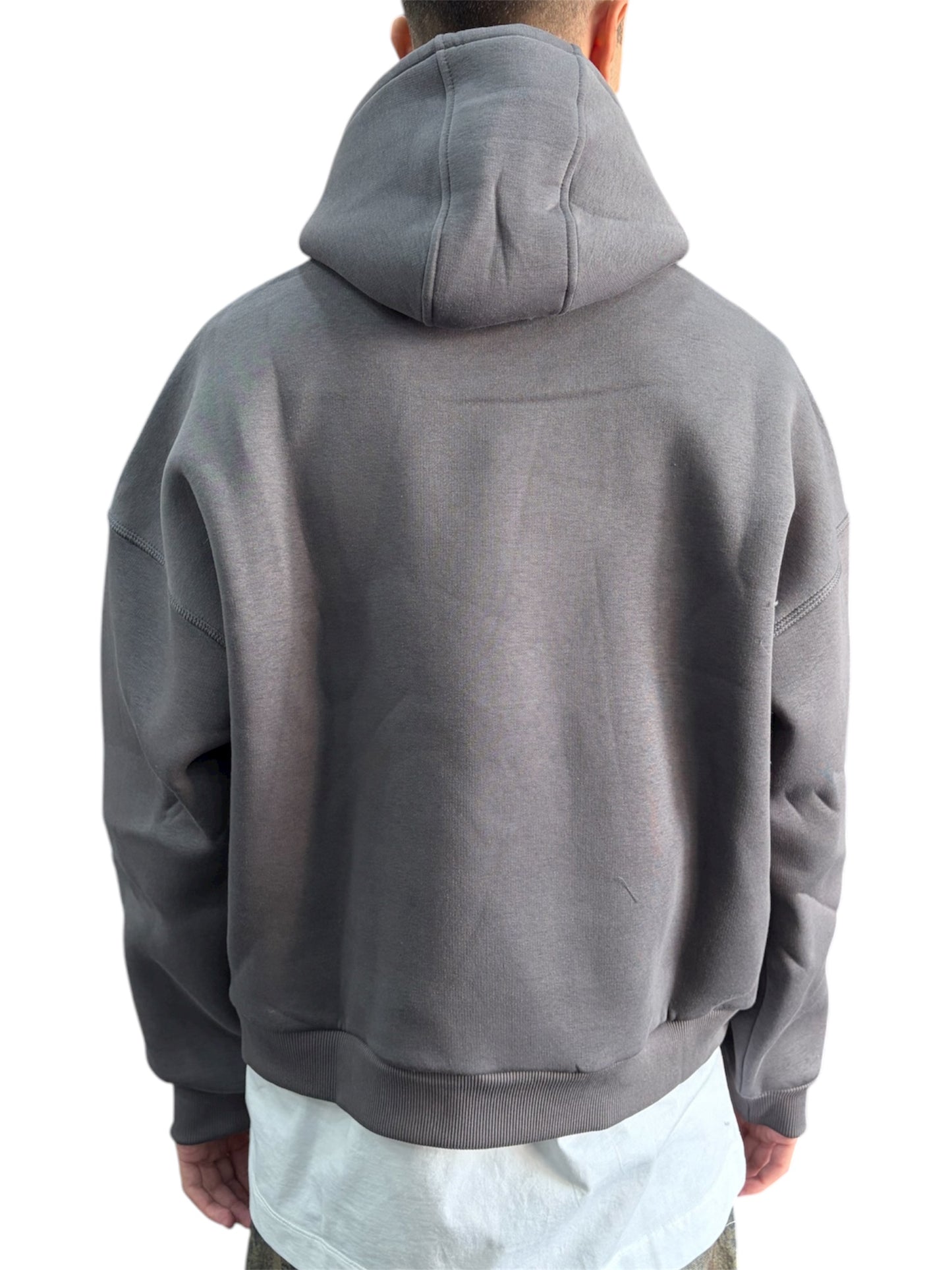 HOODIE STITCHING-DOUBLE POUCH LEAD