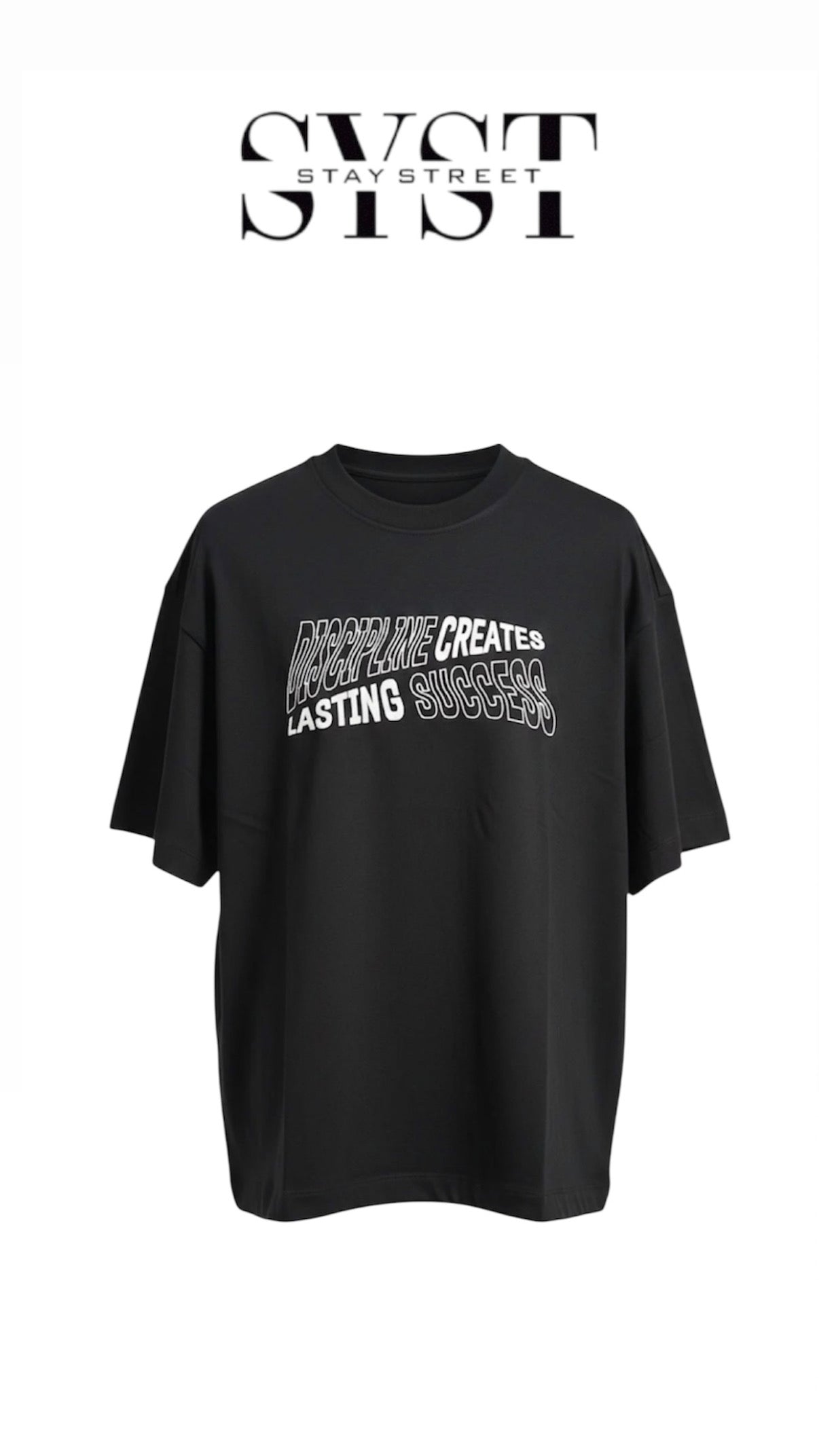 BLACK TEE DISCIPLINE 7009