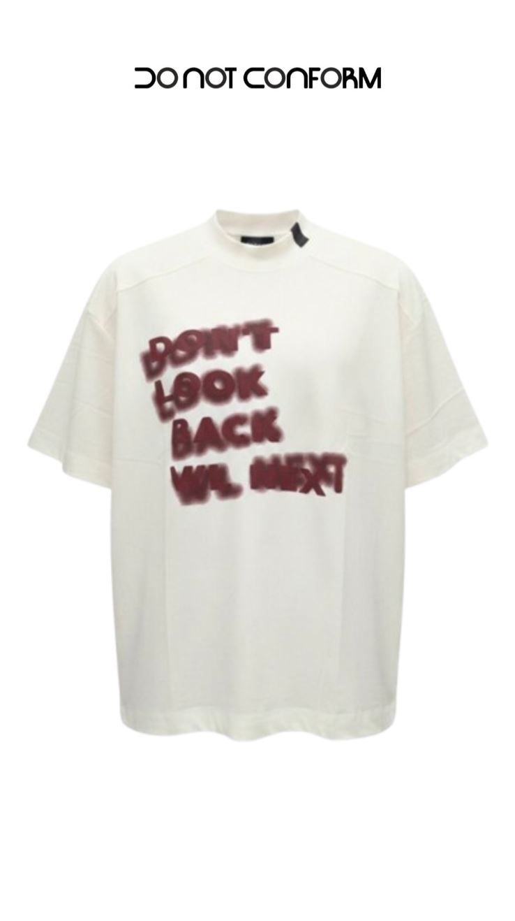 WHITE TEE LOOK BACK 5060