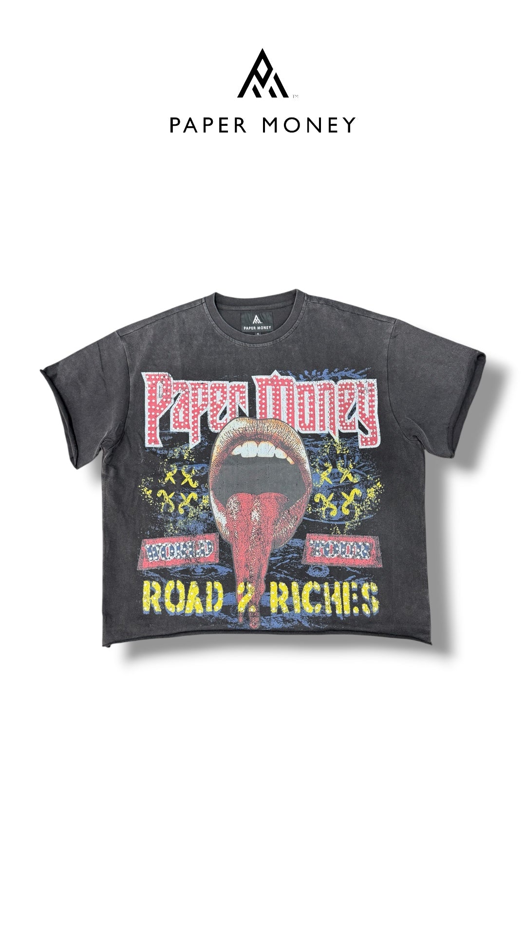 FORTUNE BLACK TEE PAPER MONEY