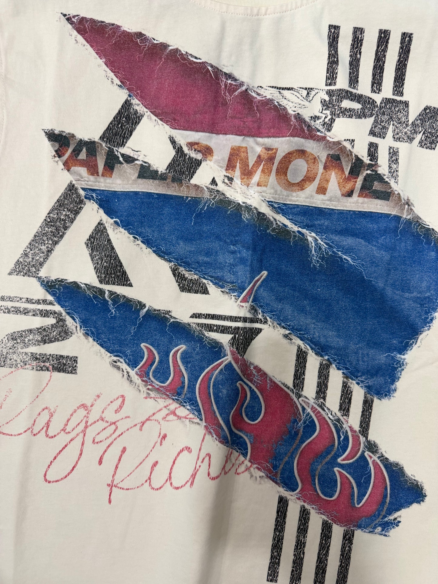 COUNTERFEIT SLEEVELESS CREAM PAPER MONEY