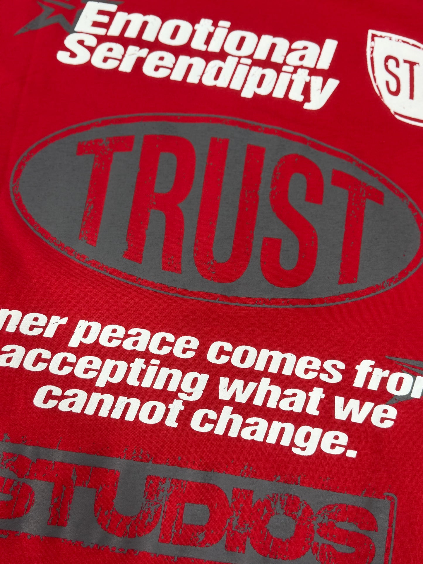 RED TEE DOUBLE PRINT EMO.T.RUST 3029