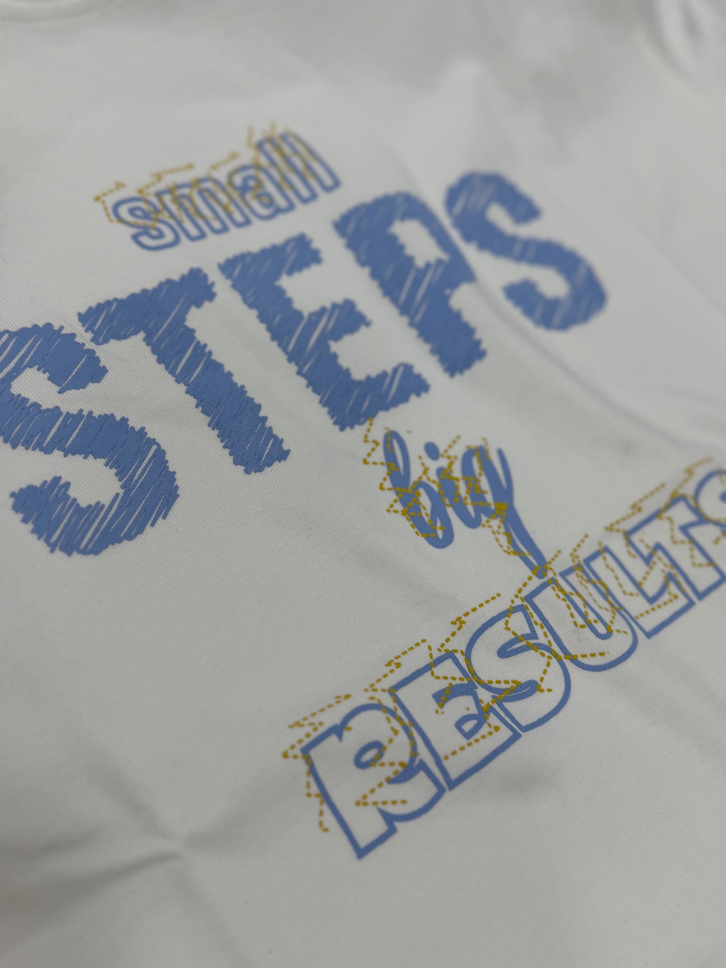 WHITE TEE STEPS RESULTS 7018