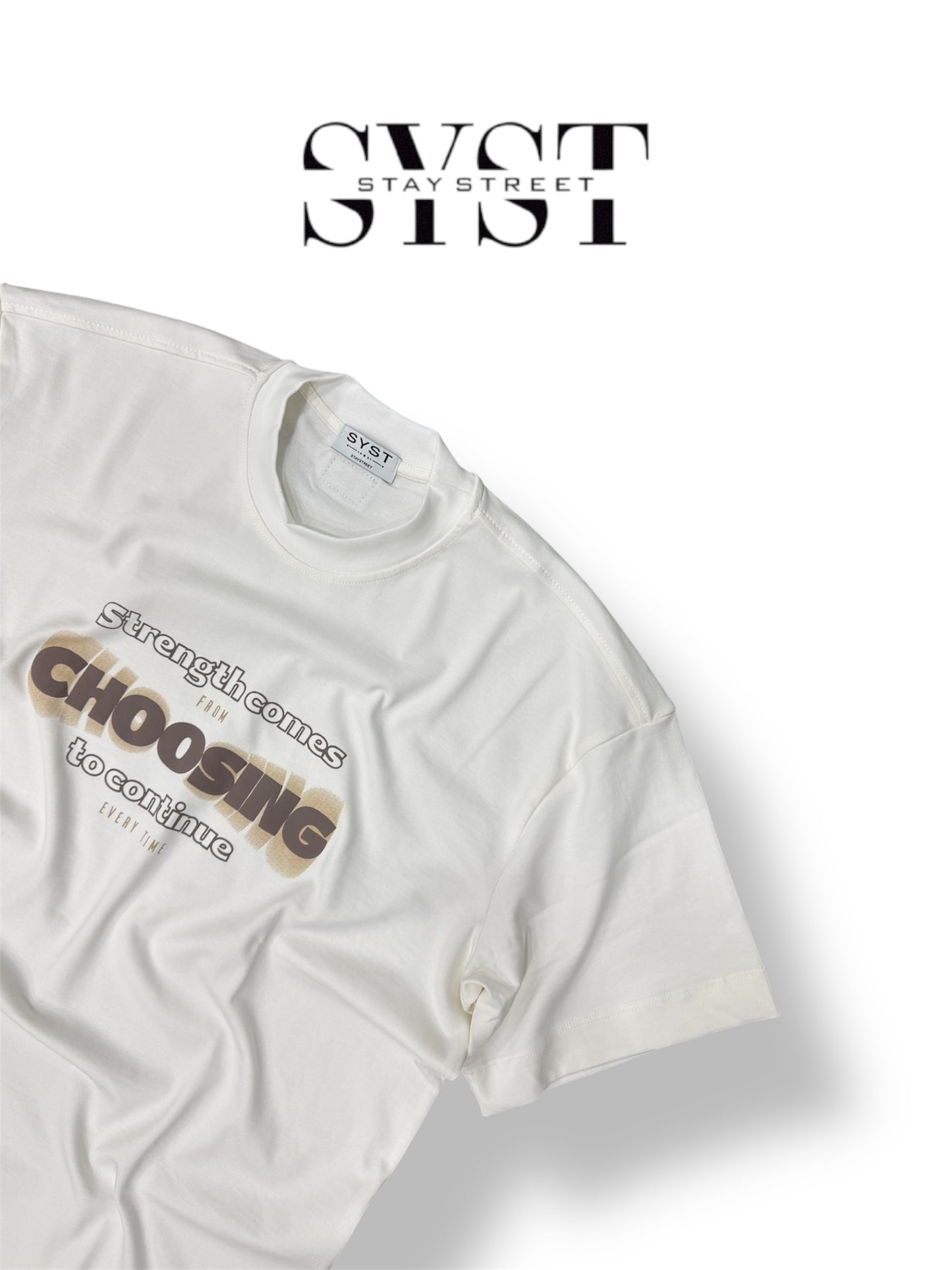 WHITE TEE CHOOSING 7008