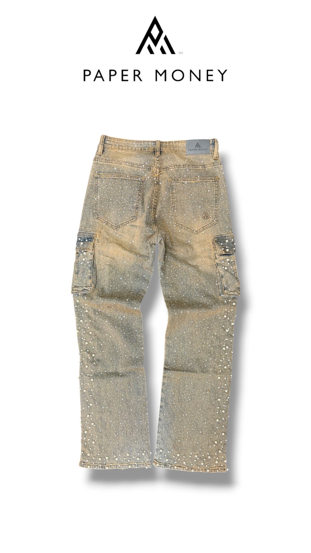 CRYSTALLIZED PEARL PANTS PAPER MONEY