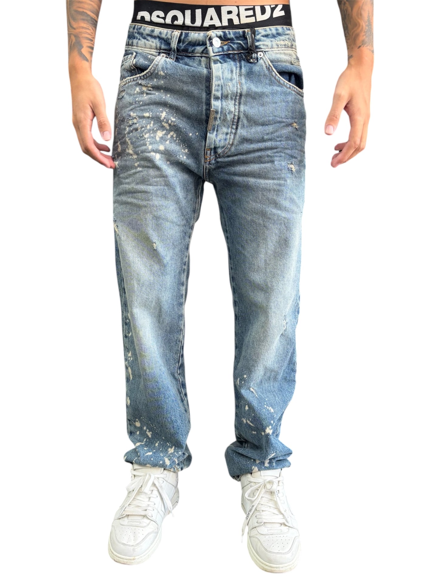 SPLASHES BAGGY SANDBLASTED